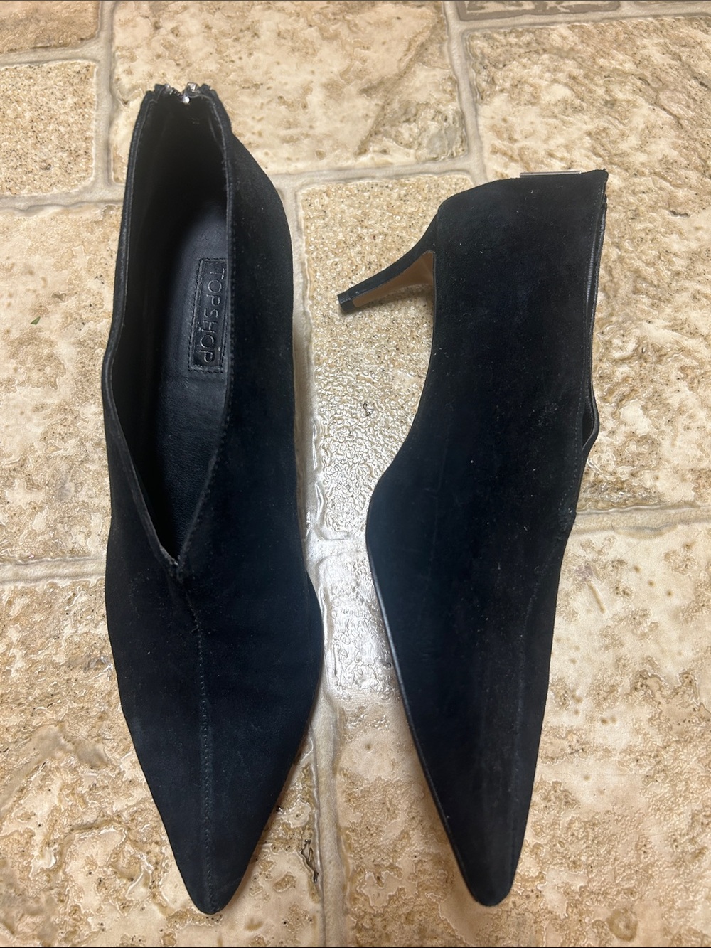 Topshop Fluted Shoe Boot